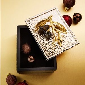 Michael Aram Gold Plated Jewelry Box